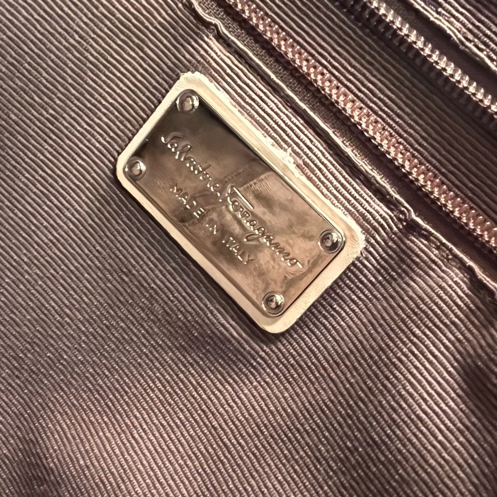 Salvatore Ferragamo Beige Monogram Tote - Picture 9 of 13